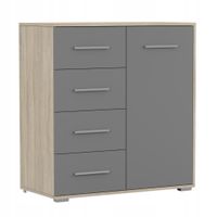 Komoda FRIDA MINI 90 duża pojemna szuflady półki stylowa SSZ PRODUCENT