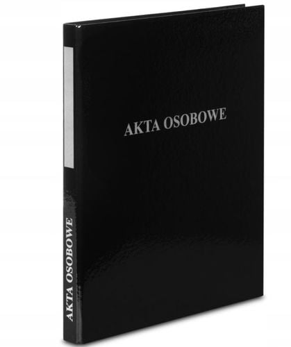 Segregator A4/2/2 Akta Osobowe Czarny 0024 na Arena.pl