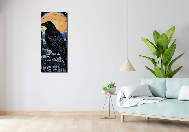 Obraz 40x100cm Kruczy Mąciciel zdjęcie 2