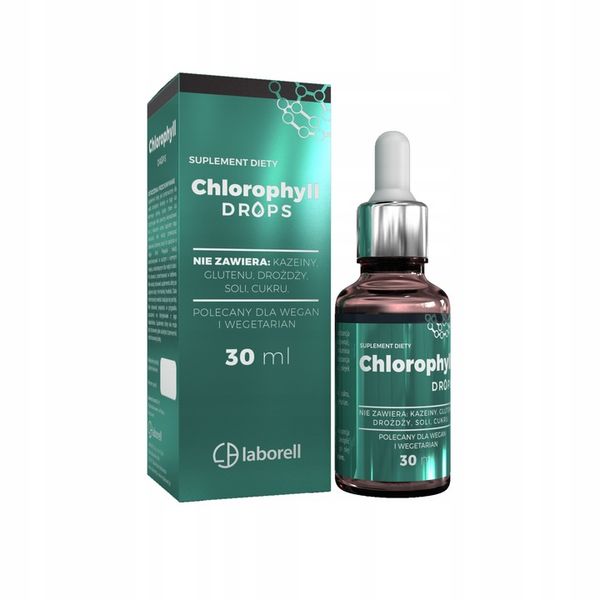 LABORELL CHLOOPHYLL CHLOROFIL DETOX DROPS 30ML zdjęcie 1