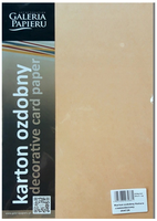 KARTON OZDOBNY NATURE JASNOBEŻOWY 220G 20SZT GALERIA PAPIERU 204716