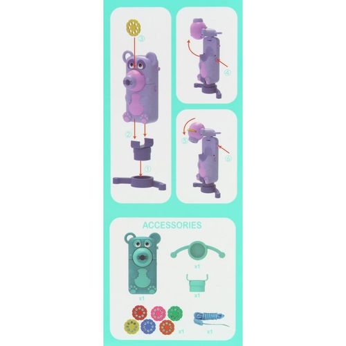 Projektor Miś do Rysowania Rzutnik - różowy na Arena.pl