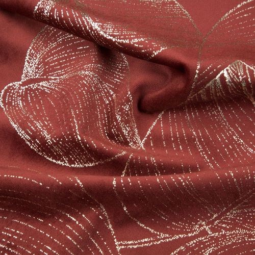 Bieżnik dekoracyjny/ szarfa BLINK-16 35x220 ceglany w duże liście na Arena.pl