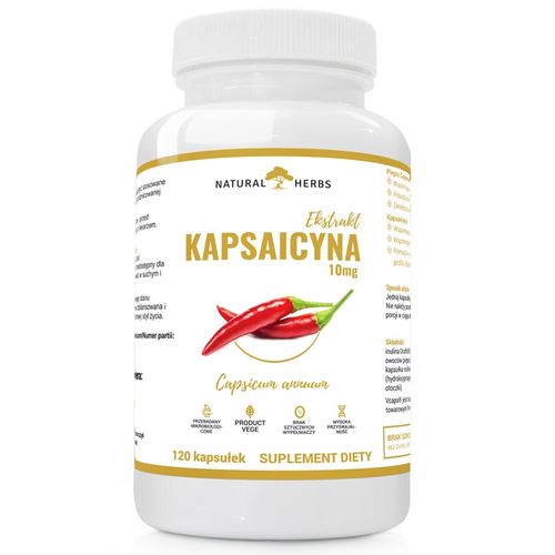 KAPSAICYNA EKSTRAKT 10mg FORTE WEGE 120 kaps na Arena.pl