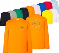 koszulka dla dzieci długi rękaw TWÓJ HAFT LOGO firmowa reklamowa 5 szt