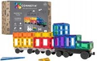 Connetix: klocki magnetyczne pociąg Transport Pack 50 el