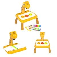 Projektor Tablica Do Rysowania Dinozaur 12 Flamastrów 24 Wzory