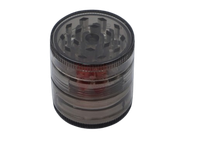 Plastikowy Młynek do Mielenia Tytoniu Suszu CBD Grinder Crusher Czarny