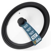 Pokrywka szklana silikonowa uniwersalna 28/30/32 cm