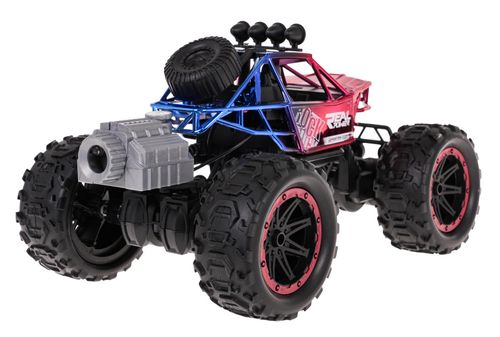 Crawler Real Rock Z Funkcją Dymu R/C Czerwony na Arena.pl
