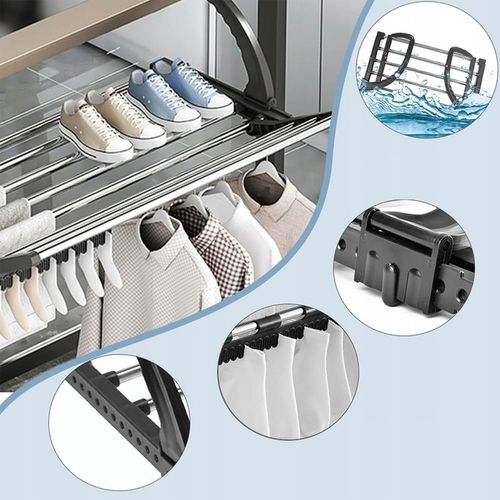 MAŁA SUSZARKA NA PRANIE STOJĄCA BALKONOWA SUSZARKA NA UBRANIA BUTÓW DO na Arena.pl