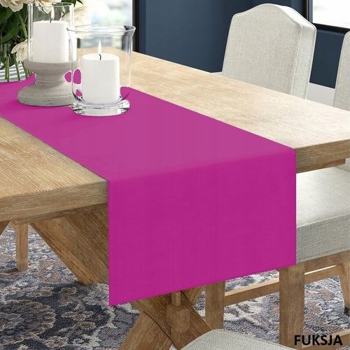 BIEŻNIK OBRUS GŁADKI MATOWY 40x220 KOLORY na Arena.pl