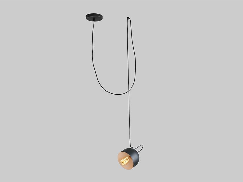 Lampa wisząca POPO 1 – czarny zdjęcie 1