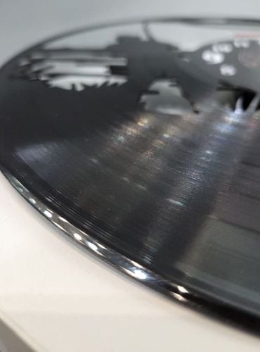 Zegar ścienny z płyty winylowej 338.13 Ognisty Harley na Arena.pl