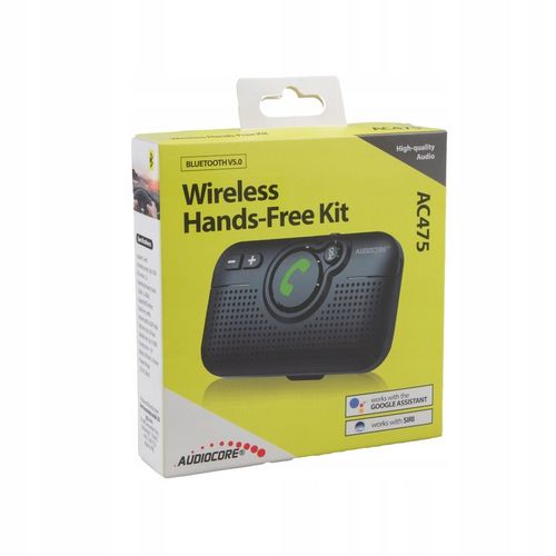 ZESTAW GŁOŚNOMÓWIĄCY Bluetooth 5.0 do SAMOCHODU AUTOSTART USB-C A2DP 2W na Arena.pl