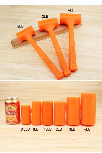 Młotek młot gumowy bezodrzutowy ABS 1860 g 4 LB na Arena.pl