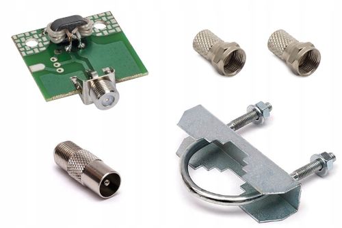 Antena TV zewnętrzna DVB-T2 siatkowa ASP-8 symetryzator MUX-8 Dipol na Arena.pl