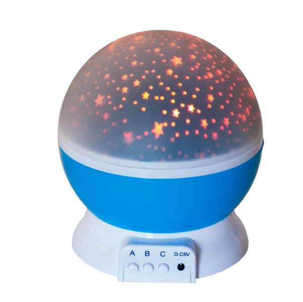 LAMPKA NOCNA PROJEKTOR GWIAZD NIEBA OBROTOWA 360 N zdjęcie 3