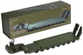 MASSDI 1:64 SCN1770 – NACZEPA 8-osiowa „Semi Low Plate Trailer” ZIELONA