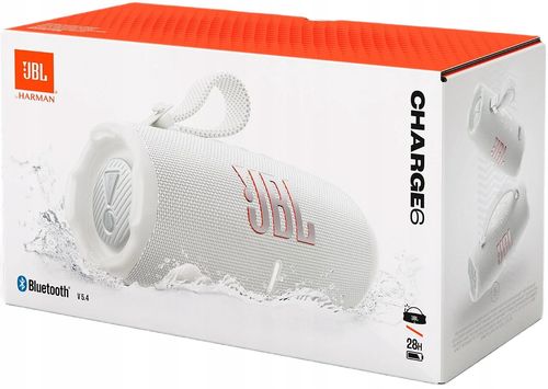 Głośnik bezprzewodowy JBL Charge 6 Biały na Arena.pl