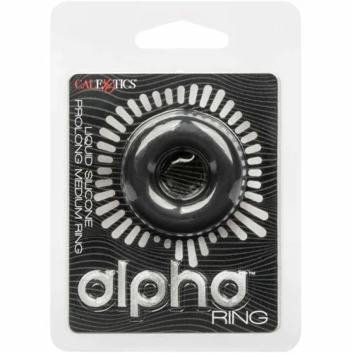 calexotics alpha prolong medium ring czarny silikonowy pierścień 2 cm na Arena.pl