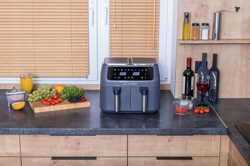 FRYTKOWNICA BEZTŁUSZCZOWA PODWÓJNA AIR FRYER 8L 2800W DWUKOMOROWA na Arena.pl