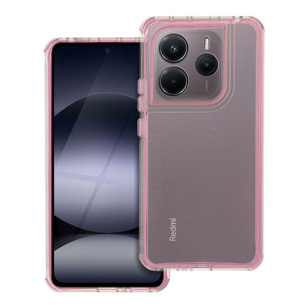 Futerał MATRIX CLEAR do XIAOMI Redmi Note 14 5G pudrowy róż zdjęcie 1