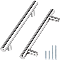 Zestaw 20 Uchwytów do Szafek Meblowych Srebrny Chrom 9 2 cm Polerowane