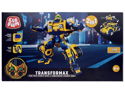 Klocki Elefun Transformax Samochód i robot 621019 na Arena.pl