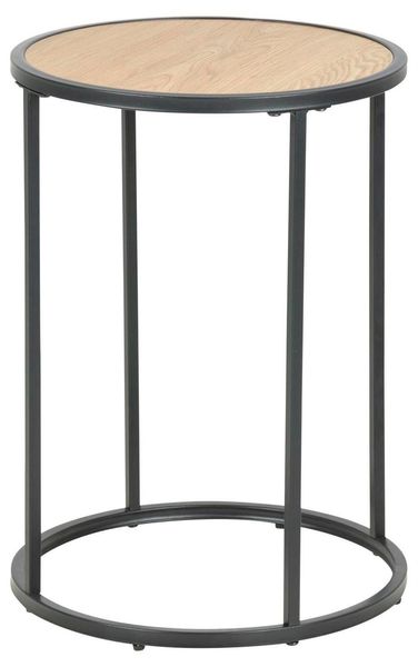 Stolik Seaford Dąb okrągły 40x40 zdjęcie 1