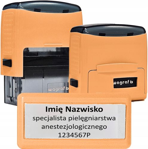 Pieczątka FIRMOWA - Wagraf B2s do 4 wersów - 12 kolorów obudowy do wyboru na Arena.pl