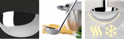 CHOCHLA ŁYŻKA DO ZUP SOS NABIERKA WAZOWA 9CM/125ML na Arena.pl