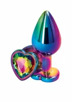 ns novelties rear assets multicolor heart m - aluminiowy model z ozdobą