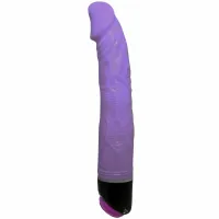 baile adour club 23 cm lila - wibrator anatomiczny, wielostopniowy