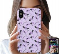 ETUI DO IPHONE XS MAX - MODNE WZORY WIDŁY SERCA KOKARDKI KOKARDA