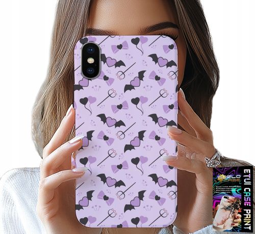 ETUI DO IPHONE XS MAX - MODNE WZORY WIDŁY SERCA KOKARDKI KOKARDA na Arena.pl