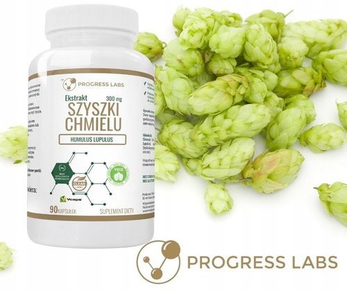 Chmiel 300mg Relaks Dobry Sen Uspokojenie VEGE 90k na Arena.pl