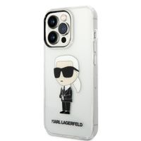 karl lagerfeld klhcp14lhniktct iphone 14 pro 6,1 transparent hardcase