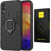 Spacecase X-Ring Redmi Note 7 Czarny
