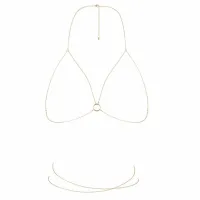 bijoux indiscrets magnifique bra chain gold - dekoracyjny łańcuszek