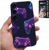ETUI DO SAMSUNG GALAXY S25 PLUS - CASE DLA GRACZA, WZORY Z GIER + SZKŁO