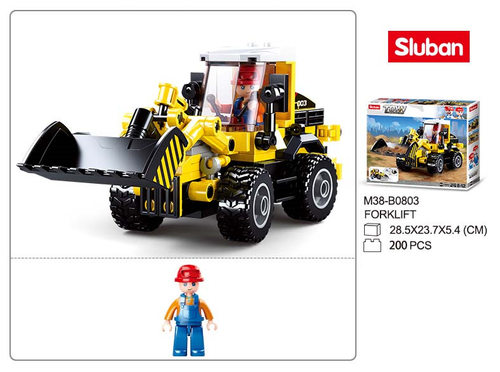 KLOCKI SLUBAN TOWN Koparko ładowarka 200 - B0803 na Arena.pl