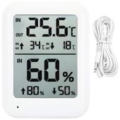 Stacja pogodowa LCD termometr sonda higrometr magnes pokojowy zewnętrzny Verk Group