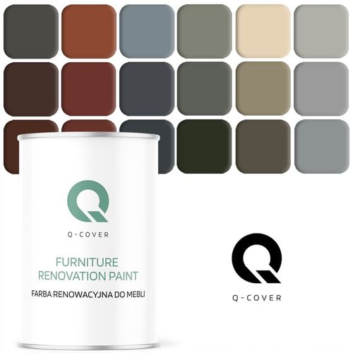 FARBA DO MEBLI KUCHENNYCH 1L FRONTÓW SZAFEK DO PŁYTY 16 KOLORÓW TRWAŁA na Arena.pl