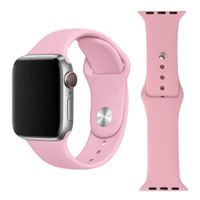 Pasek do Apple Watch 42 44 45 49mm silikonowy opaska bransoleta różowy