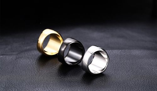 POLEROWANY STALOWY SYGNET STAL 316L JAKOŚĆ R.15 na Arena.pl