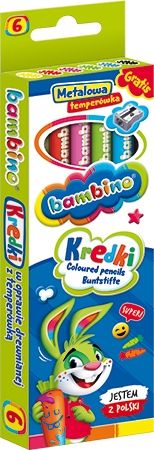 kredki bambino 6kol jumbo +temp. 0232 a'10 na Arena.pl