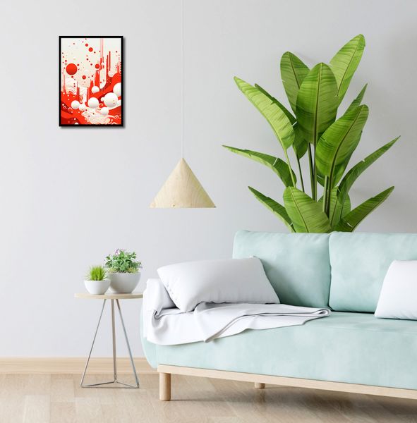 Plakat 29,7x42cm Krwiście Czerwone Wibracje zdjęcie 4