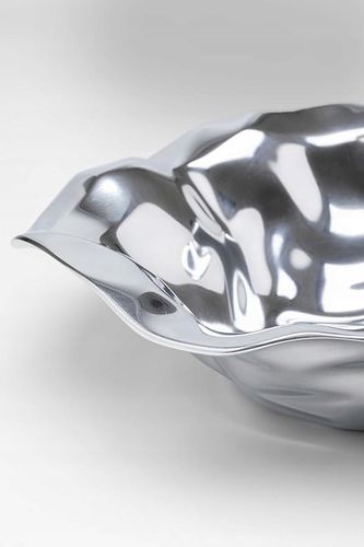 KARE Design dekoracyjna miska Jade srebro okrągła 30 na Arena.pl