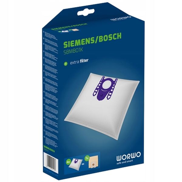 24x WORKI SBMB01K DO ODKURZACZA SIEMENS / BOSCH zdjęcie 2